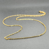 Estate 18K Y Gold 2.0mm 20” Cable Chain