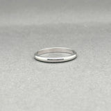 Estate 14K W Gold 2.3mm Polished Ring