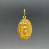 Estate 18K Y Gold Madonna Nicopeia Pendant