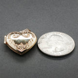 Estate 14K Y Gold Heart Locket Pendant
