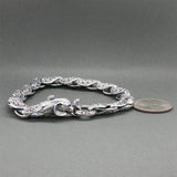 Estate SS Filigree S Link Elephant Bracelet