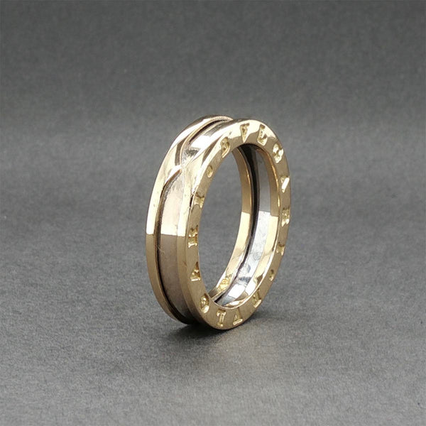 Estate Bulgari 18K TT Gold B.zero 1 Ring