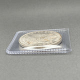 Estate 0.9 Silver 1921 US Morgan Dollar Brilliant Uncirculated with Light Gold Obverse Toning UNC