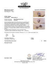 Estate 14K W Gold 0.13ct H/I1 Diamond Single Stud Earring