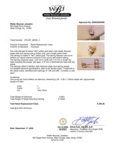 Estate 14K Y Gold 0.06ct I/I1 Diamond Single Stud Earring