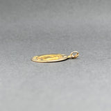 Estate 14K Y Gold Saint Anthony Medal Pendant