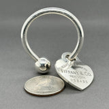 Estate Tiffany & Co. SS Please Return To Heart Key Ring