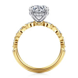 14K Y Gold 0.30ctw G/VS2 Marquise Diamond Engagement Ring