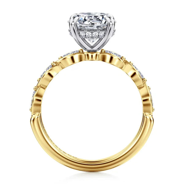 14K Y Gold 0.30ctw G/VS2 Marquise Diamond Engagement Ring