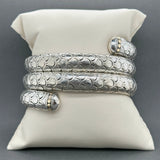 Estate John Hardy SS 18 Naga Triple Wrap Bracelet