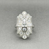 Estate SS CZ Cocktail Ring