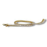 YGP Sterling 4ct F-G/VS2 Lab Created Diamond Tennis Bracelet