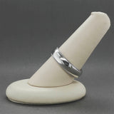 Estate Tiffany & Co. Platinum 6mm Milgrain Ring