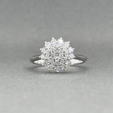 Estate 14K W Gold 0.70ctw Diamond Cocktail Ring