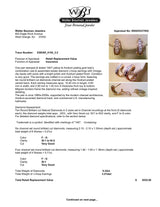 Estate 14K Y Gold 0.32ctw F-G/SI1-2 Diamond Huggie Earrings