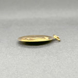 Estate 18K Y Gold Madonna Pendant