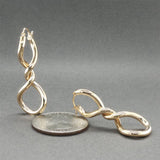 Estate 14K Y Gold Fancy Twist Earrings