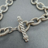 Estate SS Knurled 10.2mm 18.5” Cable Chain