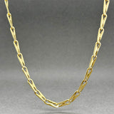 Estate 18K Y Gold 3.20mm 17” Fancy Curb Link Chain