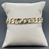 Estate 14K Y Gold 9.46mm Curb Link Bracelet