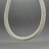 Estate SS Double Dragon Head Necklace