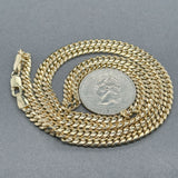 Estate 14K Y Gold 4mm 24.5” Cuban Link Chain