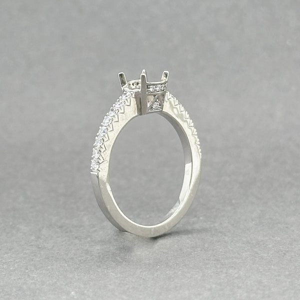 Estate 14K W Gold 0.32ctw G-H/SI2 Diamond Mounting
