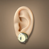 Estate Tiffany & Co. Peretti 18K Y Gold Thumbprint Earrings