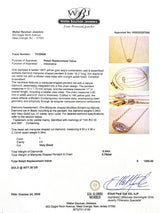 Estate 14K Y Gold 0.34ct I/I1 Diamond Solitaire Necklace