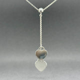 Estate Tiffany & Co. SS Double Heart Mini Pendant