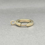 Estate 14K Y Gold 21.7mm Spring Ring Clasp