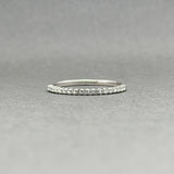 Estate 10K W Gold 0.15ctw J-K/I1-2 Diamond Ring