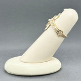 Estate 14K Y Gold Crucifix Ring
