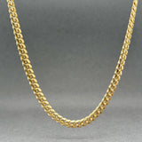 Estate 14K Y Gold 4mm 24.5” Cuban Link Chain