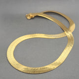 Estate YGP SS 8.6mm 20” Herringbone Chain