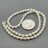 Estate 14K Y Gold Pearl 16.5” Necklace