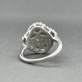 Estate Effy 14K W Gold 1.59ctw Diamond Cocktail Ring