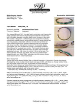 Estate 14K W Gold 2.05ctw Emerald & 0.87ctw Diamond Bangle Bracelet