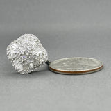 Estate Effy 14K W Gold 1.59ctw Diamond Cocktail Ring