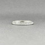 Estate 14K W Gold 0.40ctw Diamond Anniversary Ring