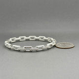 Estate David Yurman SS 0.18ctw Diamond Stax Bracelet