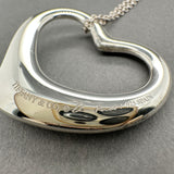 Estate Tiffany & Co. Peretti SS 35mm Open Heart Pendant