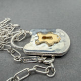 Estate Tiffany & Co. SS 18 Padlock Pendant