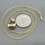 Estate Tiffany & Co. Peretti 18K Y Gold Teardrop Pendant