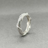 Estate Peter Thomas Roth SS Ribbon & Reed Ring