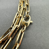 Estate 14K Y Gold Hollow 3.79mm 18” Paperclip Link Chain