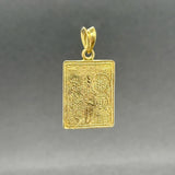 Estate 14K Y Gold Greek Konstantinato Child Pendant