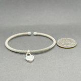Estate Tiffany & Co. SS Somerset Heart Charm Bracelet