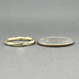 Estate 10K Y Gold 2.39mm Hollow Ring