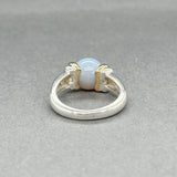 Estate Movado SS 18 Chalcedony Ring
